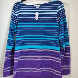 BNWT CHRISTOPHER & BANKS LONG SLEEVE SHIRT TOP